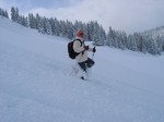[Descente en poudreuse]